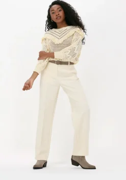 gele summum trui fringe sweater cotton acrylic