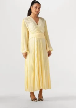 gele twinset milano maxi jurk 251tp2330
