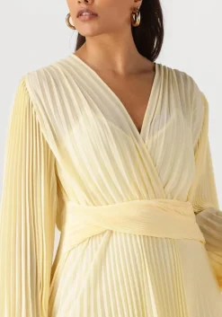 gele twinset milano maxi jurk 251tp2330