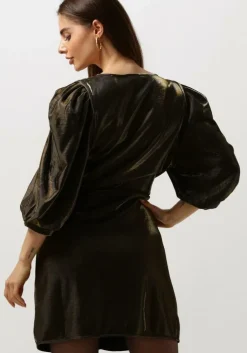 gouden aaiko mini jurk gisa pes 189 dress