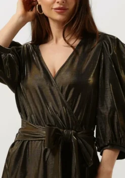 gouden aaiko mini jurk gisa pes 189 dress