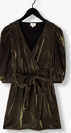 gouden aaiko mini jurk gisa pes 189 dress