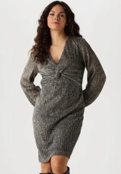 gouden aaiko mini jurk gwen mesh pes 180