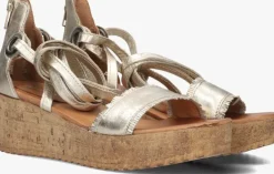 gouden ayana sandalen met hak 722007
