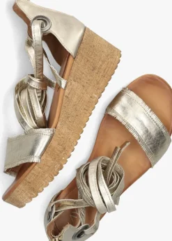 gouden ayana sandalen met hak 722007