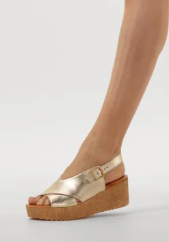 gouden ayana sandalen met hak 722031