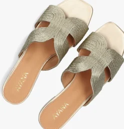 gouden ayana slippers 0325-8