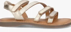 gouden braqeez platte sandalen cassy call