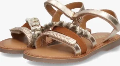gouden braqeez platte sandalen sophie sun