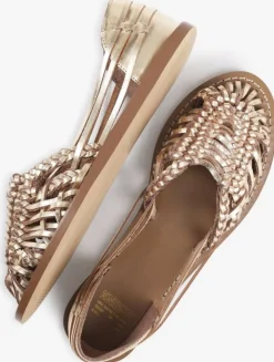 gouden bronx sandalen fl-ynn 85037