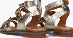 gouden bronx sandalen thrill 84997-mml