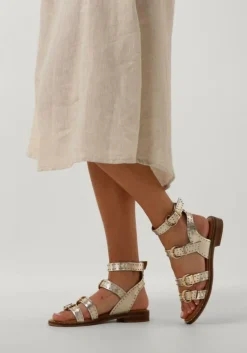 gouden bronx sandalen thrill 84997-mml