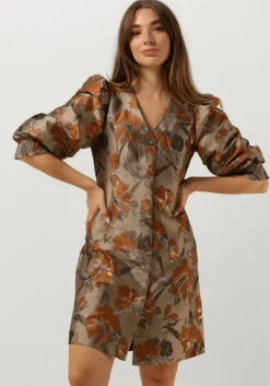 gouden bruuns bazaar mini jurk whirling amaru dress