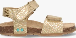 gouden bunniesjr platte sandalen bimi beach