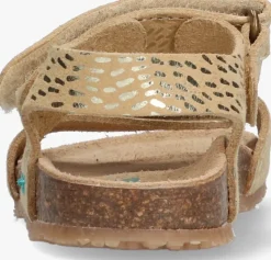 gouden bunniesjr platte sandalen bimi beach