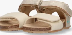 gouden bunniesjr platte sandalen britt beach