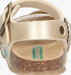 gouden bunniesjr platte sandalen becky beach