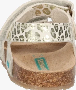 gouden bunniesjr platte sandalen bibi beach