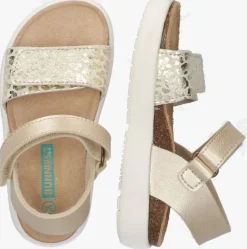 gouden bunniesjr platte sandalen vanessa verano