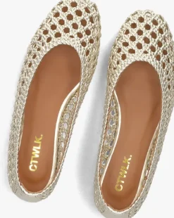 gouden ctwlk ballerina's elouise