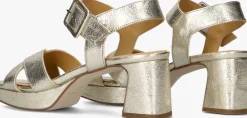 gouden ctwlk sandalen met hak amouch