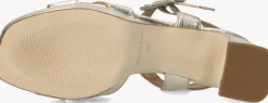 gouden ctwlk sandalen met hak amouch
