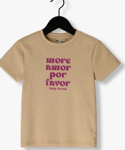 gouden daily7 t-shirt t-shirt glitter