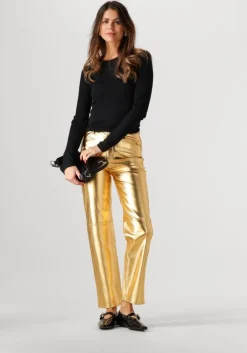 gouden edited wijde broek oona trousers