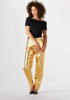 gouden edited wijde broek oona trousers