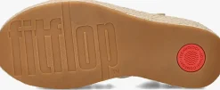 gouden fitflop sandalen met hak jf5