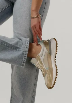 gouden floris van bommel lage sneakers sfw-10099