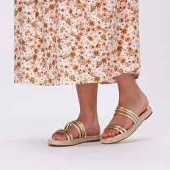 gouden fred de la bretoniere slippers 154010004