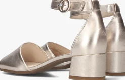 gouden gabor sandalen met hak 902