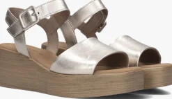 gouden gabor sandalen met hak 531