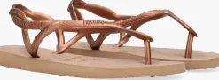 gouden havaianas teenslippers kids luna
