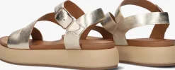 gouden inuovo platte sandalen a96001 s