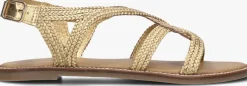 gouden inuovo sandalen b09007