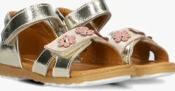 gouden jochie & freaks platte sandalen coby
