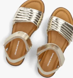 gouden jochie & freaks platte sandalen daisy