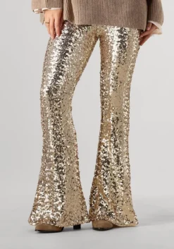 gouden josh v flared broek flora