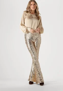 gouden josh v flared broek flora