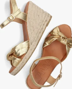 gouden kanna espadrilles 23104