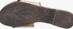 gouden lazamani slippers 33.486
