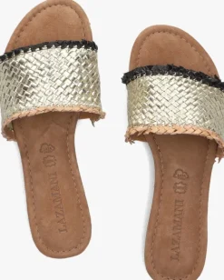gouden lazamani slippers 33.486
