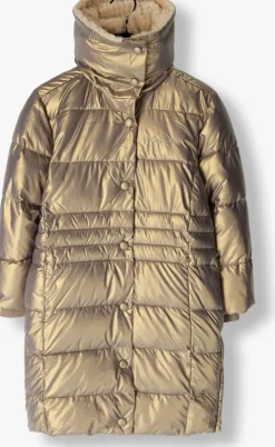 gouden like flo gewatteerde jas abby flo girls long fancy hooded jacket