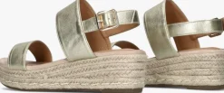 gouden lina locchi espadrilles l1374