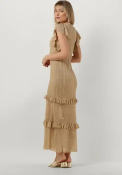 gouden liu jo maxi jurk romantic party lux dress