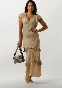 gouden liu jo maxi jurk romantic party lux dress