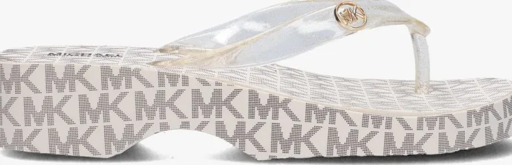 gouden michael kors kids teenslippers lilo