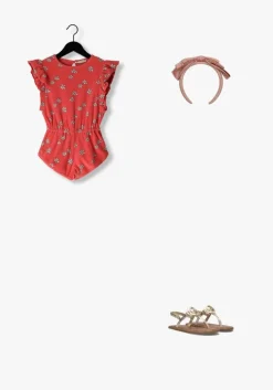 gouden michael kors kids platte sandalen jagger riley